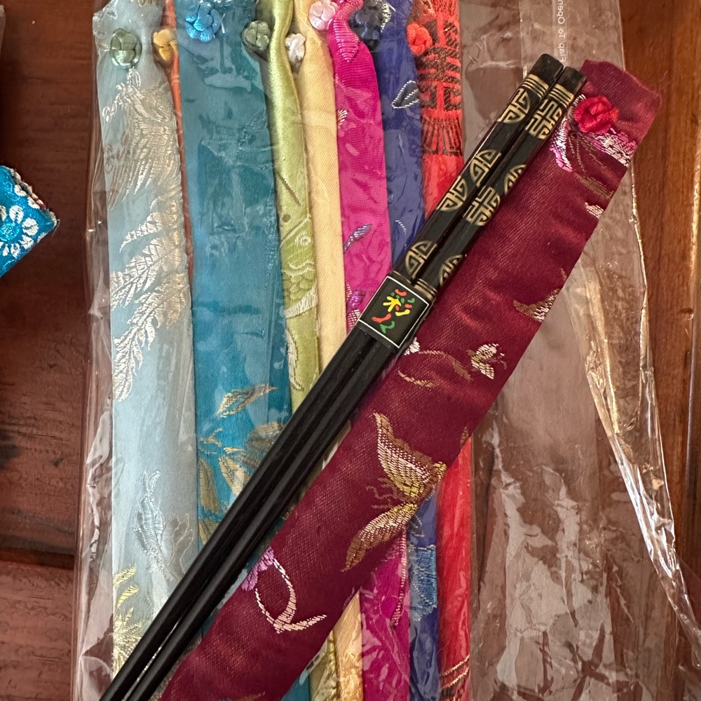 Elegant Multicolor Chopstick Set of 10